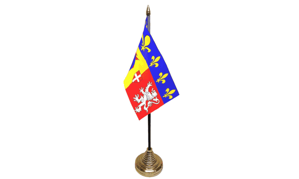 Rhone-Alpes Table Flags